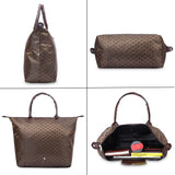 NFI essentials Jacquard Convertible Long Shopping Bag Foldable Shopping Handbag Travel Bag Women Shoulder Waterproof Carry Bag - AYAHA ENTERPRISES PRIVATE LIMITED
