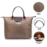 NFI essentials Jacquard Convertible Long Shopping Bag Foldable Shopping Handbag Travel Bag Women Shoulder Waterproof Carry Bag - AYAHA ENTERPRISES PRIVATE LIMITED