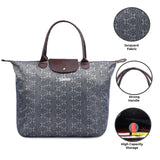 NFI essentials Jacquard Convertible Long Shopping Bag Foldable Shopping Handbag Travel Bag Women Shoulder Waterproof Carry Bag - AYAHA ENTERPRISES PRIVATE LIMITED