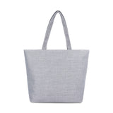 NFI essentials Canvas Printed Tote Bag for Women with Zipper, Casual Handbag - AYAHA ENTERPRISES PRIVATE LIMITED
