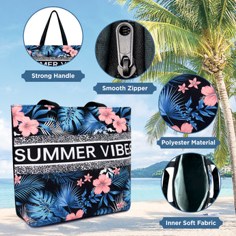 NFI essentials Polyester Printed Tote Bag for Women,Casual  Shopping Handbag, Tote Grocery Portable Bag Eco-friendly Hobo Bag, Travel - AYAHA ENTERPRISES PRIVATE LIMITED