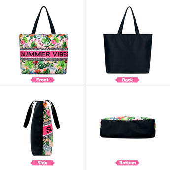 NFI essentials Polyester Printed Tote Bag for Women,Casual  Shopping Handbag, Tote Grocery Portable Bag Eco-friendly Hobo Bag, Travel - AYAHA ENTERPRISES PRIVATE LIMITED