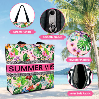 NFI essentials Polyester Printed Tote Bag for Women,Casual  Shopping Handbag, Tote Grocery Portable Bag Eco-friendly Hobo Bag, Travel - AYAHA ENTERPRISES PRIVATE LIMITED