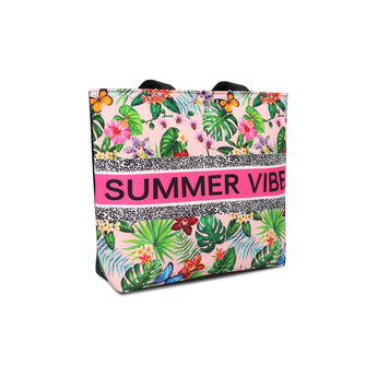 NFI essentials Polyester Printed Tote Bag for Women,Casual  Shopping Handbag, Tote Grocery Portable Bag Eco-friendly Hobo Bag, Travel - AYAHA ENTERPRISES PRIVATE LIMITED