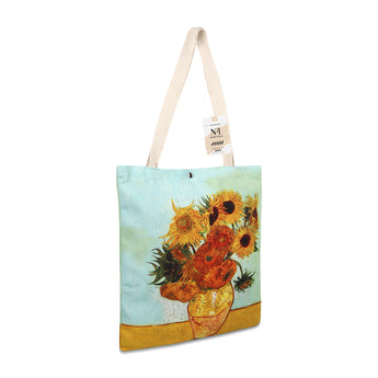 NFI essentials Canvas Printed Tote Bag for Women with Tich Button, Casual Handbag - AYAHA ENTERPRISES PRIVATE LIMITED