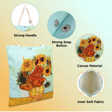 NFI essentials Canvas Printed  Pack of 2  Tote Bag for Women with Tich Button, Casual Handbag Shopping, Tote Grocery Portable Bag Eco-friendly Hobo Bag, Travel. - AYAHA ENTERPRISES PRIVATE LIMITED