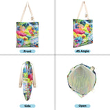 NFI essentials Canvas Printed Tote Bag for Women with Tich Button, Casual Handbag - AYAHA ENTERPRISES PRIVATE LIMITED