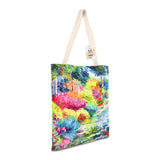 NFI essentials Canvas Printed Tote Bag for Women with Tich Button, Casual Handbag - AYAHA ENTERPRISES PRIVATE LIMITED