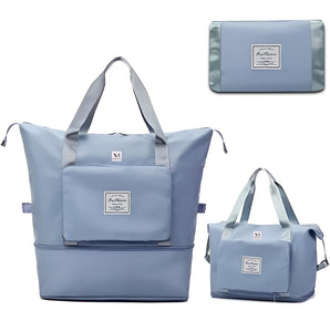 NFI essentials Foldable Travel Bag 41 litres Travel Bag for Women & Men Expandable Duffle Bags for Luggage, Multipurpose Hand Bag for Ladies Lightweight,Weekender Overight (Copy)