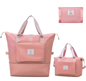 NFI essentials Foldable Travel Bag 41 litres Travel Bag for Women & Men Expandable Duffle Bags for Luggage, Multipurpose Hand Bag for Ladies Lightweight,Weekender Overight (Copy) (Copy) (Copy) (Copy) (Copy)