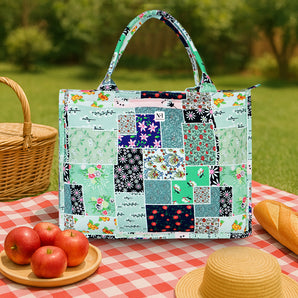 NFI essentials Eco-Friendly Graphic Printed Tote Bag for Women Aesthetic Handbag for Girls Ladies Purse for Multipurpose Shopping Canvas Bags Durable & Washable