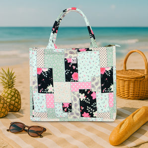 NFI essentials Eco-Friendly Graphic Printed Tote Bag for Women Aesthetic Handbag for Girls Ladies Purse for Multipurpose Shopping Canvas Bags Durable & Washable