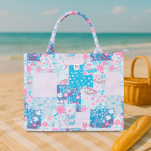 NFI essentials Eco-Friendly Graphic Printed Tote Bag for Women Aesthetic Handbag for Girls Ladies Purse for Multipurpose Shopping Canvas Bags Durable & Washable