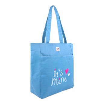 NFI essentials Polyester Printed Tote Bag for Women with Zipper, Casual Handbag Shopping - AYAHA ENTERPRISES PRIVATE LIMITED