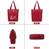 NFI essentials Polyester Printed Tote Bag for Women with Zipper, Casual Handbag Shopping - AYAHA ENTERPRISES PRIVATE LIMITED