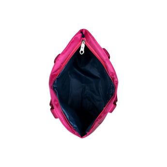 NFI essentials Polyester Printed Tote Bag for Women with Zipper, Casual Handbag Shopping - AYAHA ENTERPRISES PRIVATE LIMITED