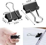 NFI essentials 32 mm Binder Clips Large Binder Clips 12 PCS for Office Supplies, Metal Clips, Binder Clip - AYAHA ENTERPRISES PRIVATE LIMITED
