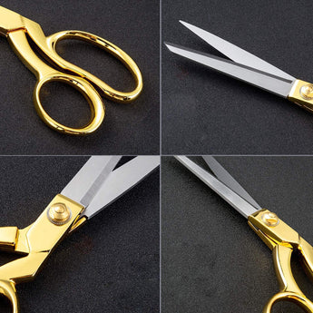 NFI essentials 9.5 Tailor Scissors Gold Stainless Steel Sharp Scissor Professional - AYAHA ENTERPRISES PRIVATE LIMITED