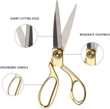 NFI essentials 9.5 Tailor Scissors Gold Stainless Steel Sharp Scissor Professional - AYAHA ENTERPRISES PRIVATE LIMITED
