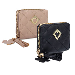 NFI essentials Pack of 2 PU Women's Mini Wallet Clutch Purse Card Holder Small Clutches for Women