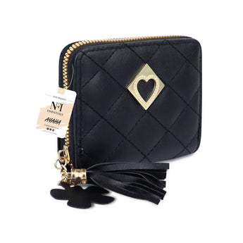NFI essentials Fashion Soft Fur Semicircle Clutch Wallet for holding Card ,Coin with Zipper - AYAHA ENTERPRISES PRIVATE LIMITED