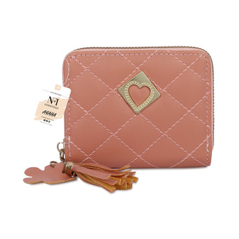 NFI essentials Fashion Soft Fur Semicircle Clutch Wallet for holding Card ,Coin with Zipper - AYAHA ENTERPRISES PRIVATE LIMITED