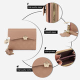NFI essentials PU Leather Women's Mini Clutch Wallet Girls Card Holder - AYAHA ENTERPRISES PRIVATE LIMITED