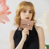 NFI essentials PU Leather Women's Mini Clutch Wallet Girls Card Holder - AYAHA ENTERPRISES PRIVATE LIMITED