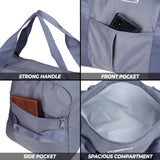 NFI essentials Unisex Duffel Travel Bag, Shoes & Waterproof Compartment Shoulder Bag, Luggage Travelling Bag Strap, Sports - AYAHA ENTERPRISES PRIVATE LIMITED