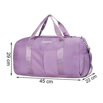 NFI essentials Unisex Duffel Travel Bag, Shoes & Waterproof Compartment Shoulder Bag, Luggage Travelling Bag Strap, Sports - AYAHA ENTERPRISES PRIVATE LIMITED