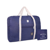 NFI essentials Foldable Duffle Bag Luggage Travelling Bag Lightweight Carry on Travel Duffel Bag for Airplane, Beach Bag, Gym Sports - AYAHA ENTERPRISES PRIVATE LIMITED