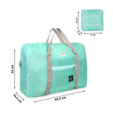NFI essentials Foldable Duffle Bag Luggage Travelling Bag Lightweight Carry on Travel Duffel Bag for Airplane, Beach Bag, Gym Sports - AYAHA ENTERPRISES PRIVATE LIMITED