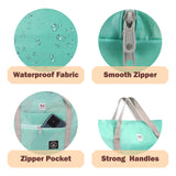 NFI essentials Foldable Duffle Bag Luggage Travelling Bag Lightweight Carry on Travel Duffel Bag for Airplane, Beach Bag, Gym Sports - AYAHA ENTERPRISES PRIVATE LIMITED