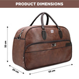 NFI essentials Leatherette Cabin Size Travel Duffle Bag Size: 50cm (31 litre) - AYAHA ENTERPRISES PRIVATE LIMITED