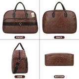 NFI essentials Large Leather 20 Inch Duffle Bag For Travel Men and Women's - AYAHA ENTERPRISES PRIVATE LIMITED