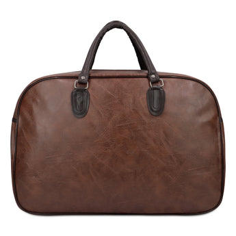 NFI essentials Large Leather 20 Inch Duffle Bag For Travel Men and Women's - AYAHA ENTERPRISES PRIVATE LIMITED