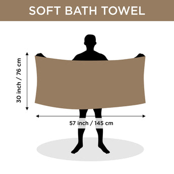 NFI essentials Pack of 2 Microfiber Super Absorbent Bath Towel  Soft Bath Towel for Multipurpose Use for Sports, Travel, Fitness - AYAHA ENTERPRISES PRIVATE LIMITED