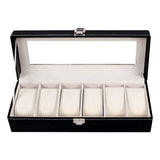 NFI essentials Watch Box Organizer Case for Men and Women's, 6 Slot - AYAHA ENTERPRISES PRIVATE LIMITED