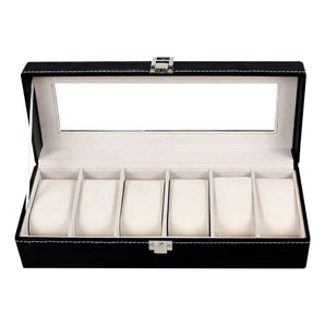 NFI essentials Watch Box Organizer Case for Men and Women's, 6 Slot - AYAHA ENTERPRISES PRIVATE LIMITED