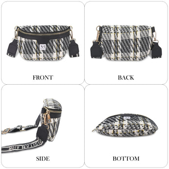 NFI essentials Waist Bag Travel Handy Hiking Zip Chest Bag, Crossbody Shoulder Bag for Women Money Phone Belt Sport Bag - AYAHA ENTERPRISES PRIVATE LIMITED