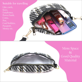NFI essentials Waist Bag Travel Handy Hiking Zip Chest Bag, Crossbody Shoulder Bag for Women Money Phone Belt Sport Bag - AYAHA ENTERPRISES PRIVATE LIMITED