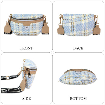 NFI essentials Waist Bag Travel Handy Hiking Zip Chest Bag, Crossbody Shoulder Bag for Women Money Phone Belt Sport Bag - AYAHA ENTERPRISES PRIVATE LIMITED