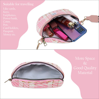 NFI essentials Waist Bag Travel Handy Hiking Zip Chest Bag, Crossbody Shoulder Bag for Women Money Phone Belt Sport Bag - AYAHA ENTERPRISES PRIVATE LIMITED