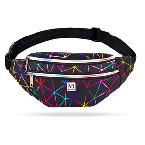 NFI essentials Waist Bag, Fanny Pack for Travel Hiking Cycling Camping with Zip Camera Pouch Sport Bag Bum for Men and Women