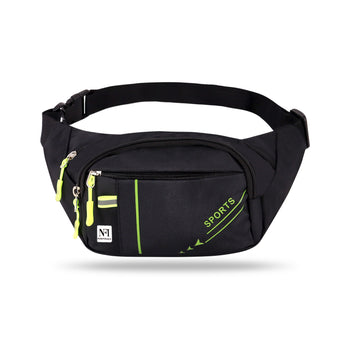 NFI essentials Waist Bag, Fanny Pack for Travel Hiking Cycling Camping with Zip Camera Pouch Sport Bag Bum for Men and Women Hip Pouch - AYAHA ENTERPRISES PRIVATE LIMITED