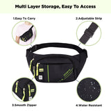 NFI essentials Waist Bag, Fanny Pack for Travel Hiking Cycling Camping with Zip Camera Pouch Sport Bag Bum for Men and Women Hip Pouch - AYAHA ENTERPRISES PRIVATE LIMITED