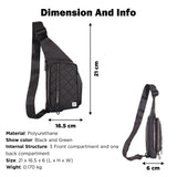 NFI essentials Sling Bag for Men, Shoulder Bag with Lightweight Crossbody Backpack Water Resistant Chest Bag - AYAHA ENTERPRISES PRIVATE LIMITED