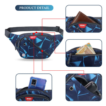 NFI essentials Waist Bag Travel Handy Hiking Zip Chest Bag Crossbody Shoulder Bag for man & Women - AYAHA ENTERPRISES PRIVATE LIMITED