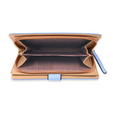 NFI essentials Women's Long Clutch Wallet Girls Leaf Bi-fold Multi Card Holder Leaf Design Womens Purse Long Wallet - AYAHA ENTERPRISES PRIVATE LIMITED