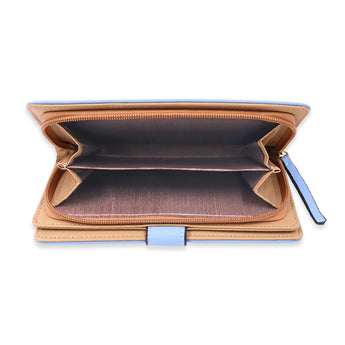 NFI essentials Women's Long Clutch Wallet Girls Leaf Bi-fold Multi Card Holder Leaf Design Womens Purse Long Wallet - AYAHA ENTERPRISES PRIVATE LIMITED